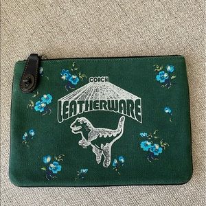 Coach Rexy Leatherware Turnlock Pouch